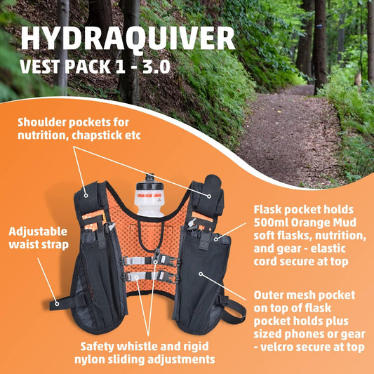 Orange Mud HydraQuiver ベストパック1 3.0 ハイドレーションパック
