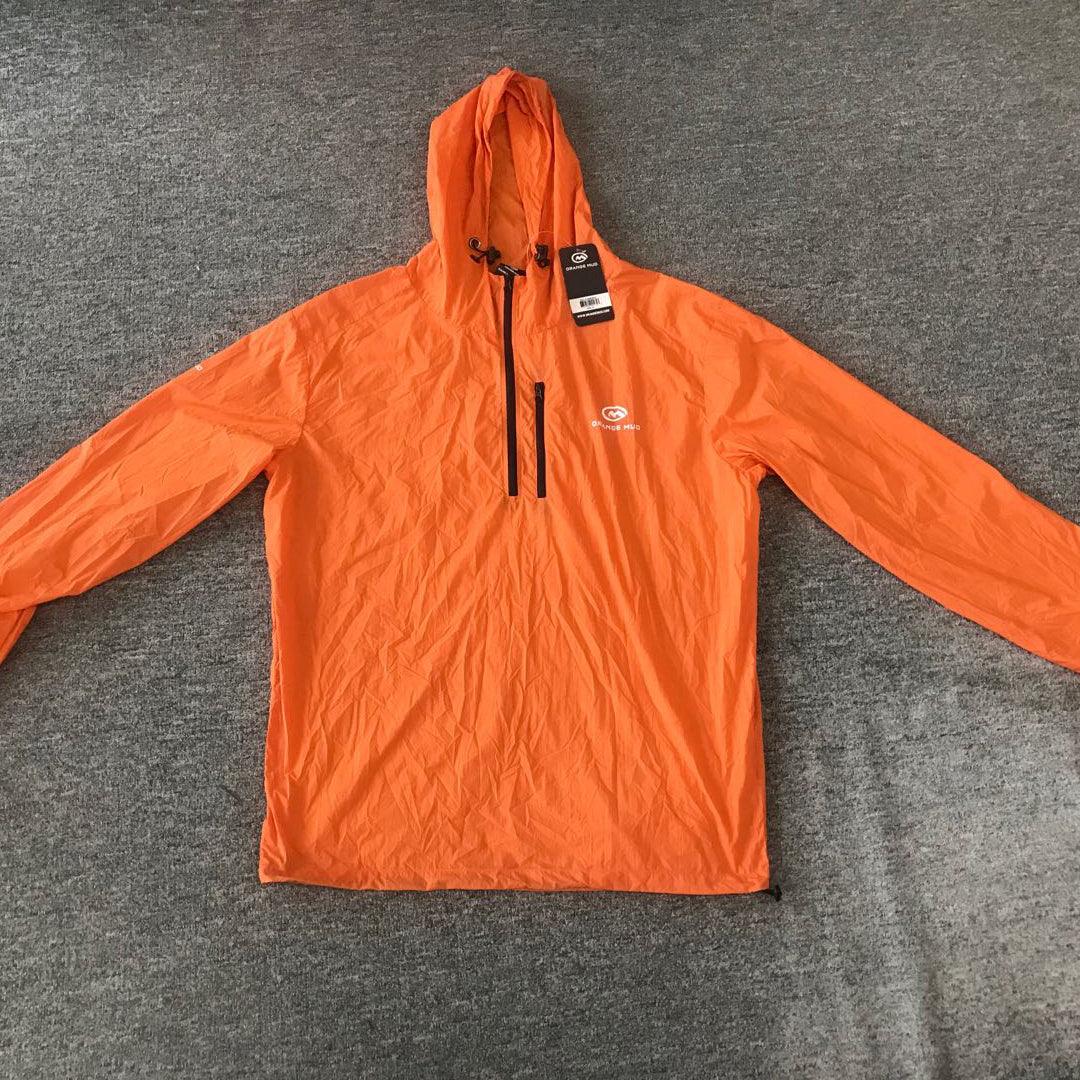 Orange Mud ウインドブレーカー ランニング 軽量 防風 アウトドア ジャケット メンズ レディース オレンジ
