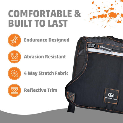 Orange Mud GearQuiver ギアクイバー ランニング用ショルダーパック スマホ収納 補給食 軽量 トレラン ブラック