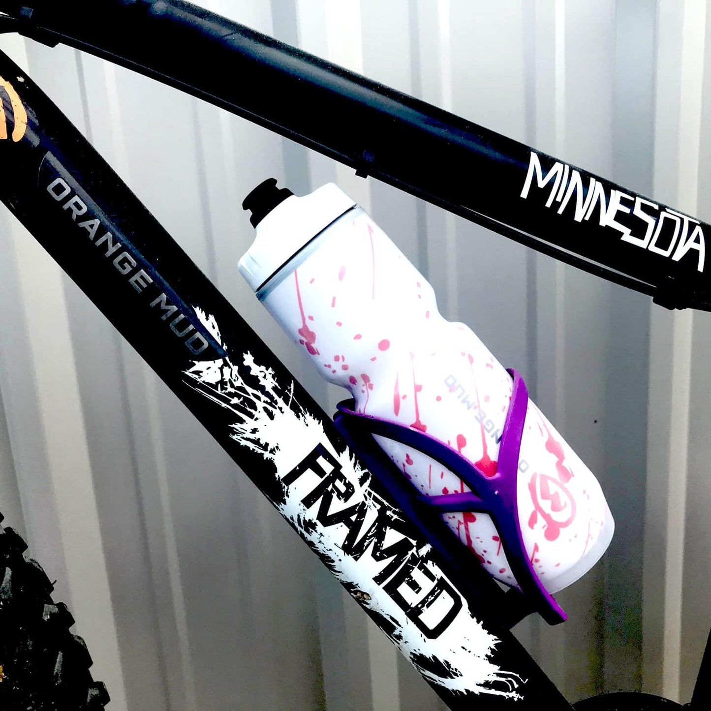 Orange Mud Purist 保冷 ボトル 23oz(約680ml) インサレーテッド Chromatek ピュアテイスト MoFloキャップ BPAフリー スポーツボトル 自転車