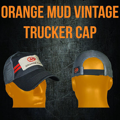 Orange Mud ロゴ トラッカー ハット 帽子 ランニング アウトドア ヴィンテージ ユニセックス タン