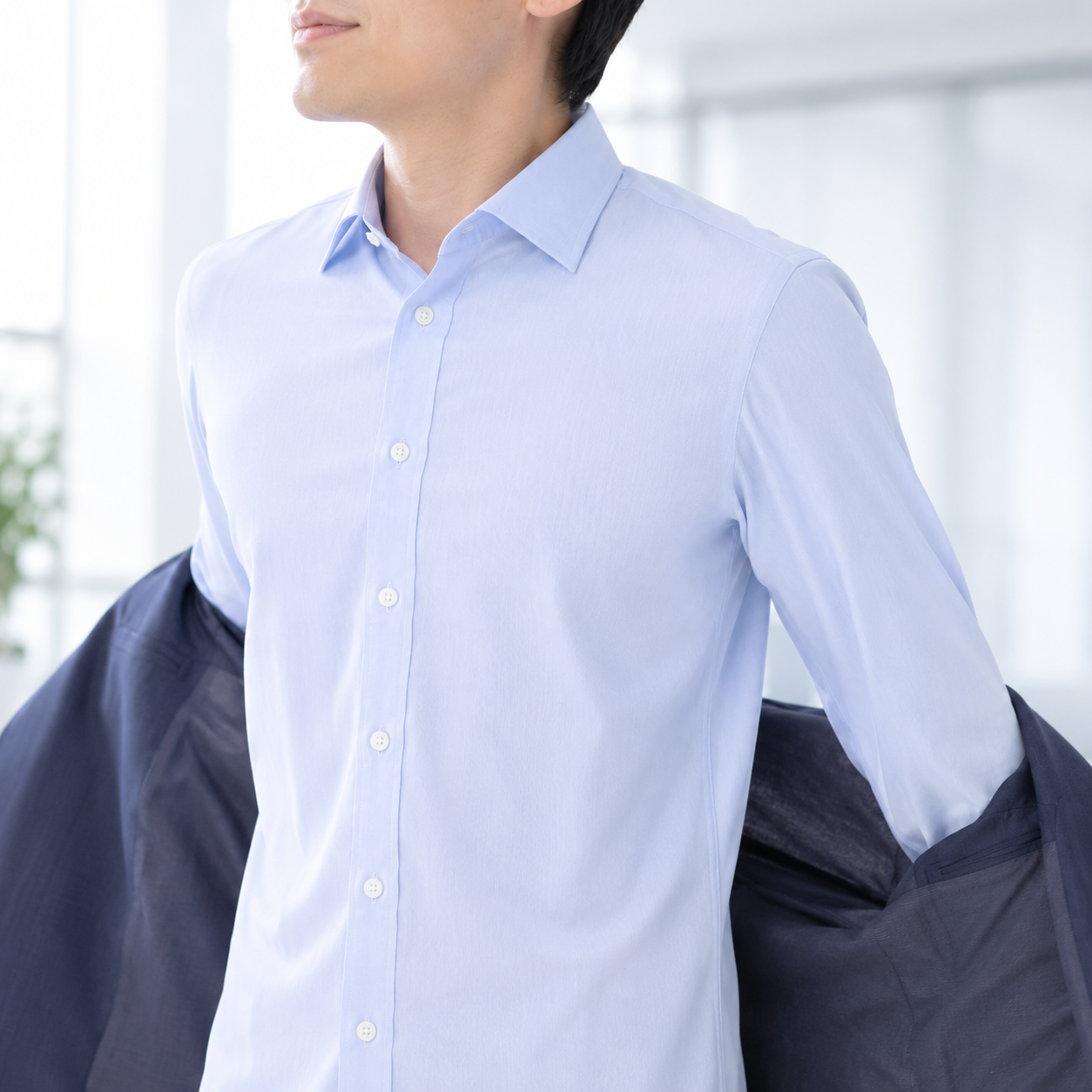 Fresh Maxシャツの生地クローズアップ