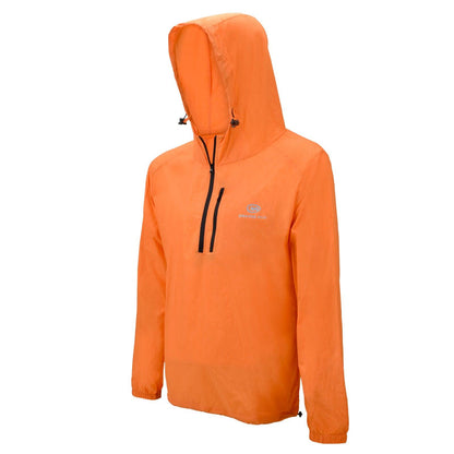 Orange Mud ウインドブレーカー ランニング 軽量 防風 アウトドア ジャケット メンズ レディース オレンジ