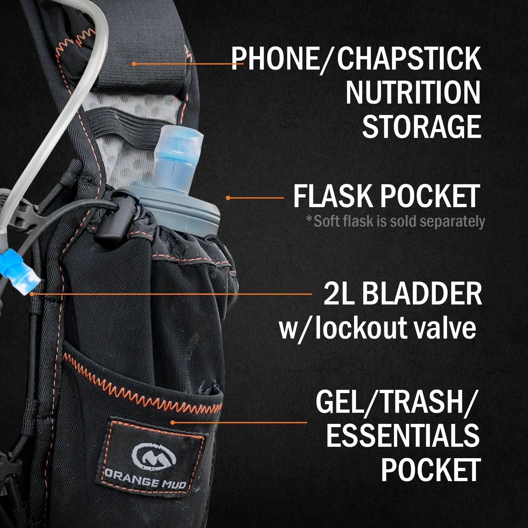 Orange Mud Adventure Pack 20L 3.0 サイドポケット